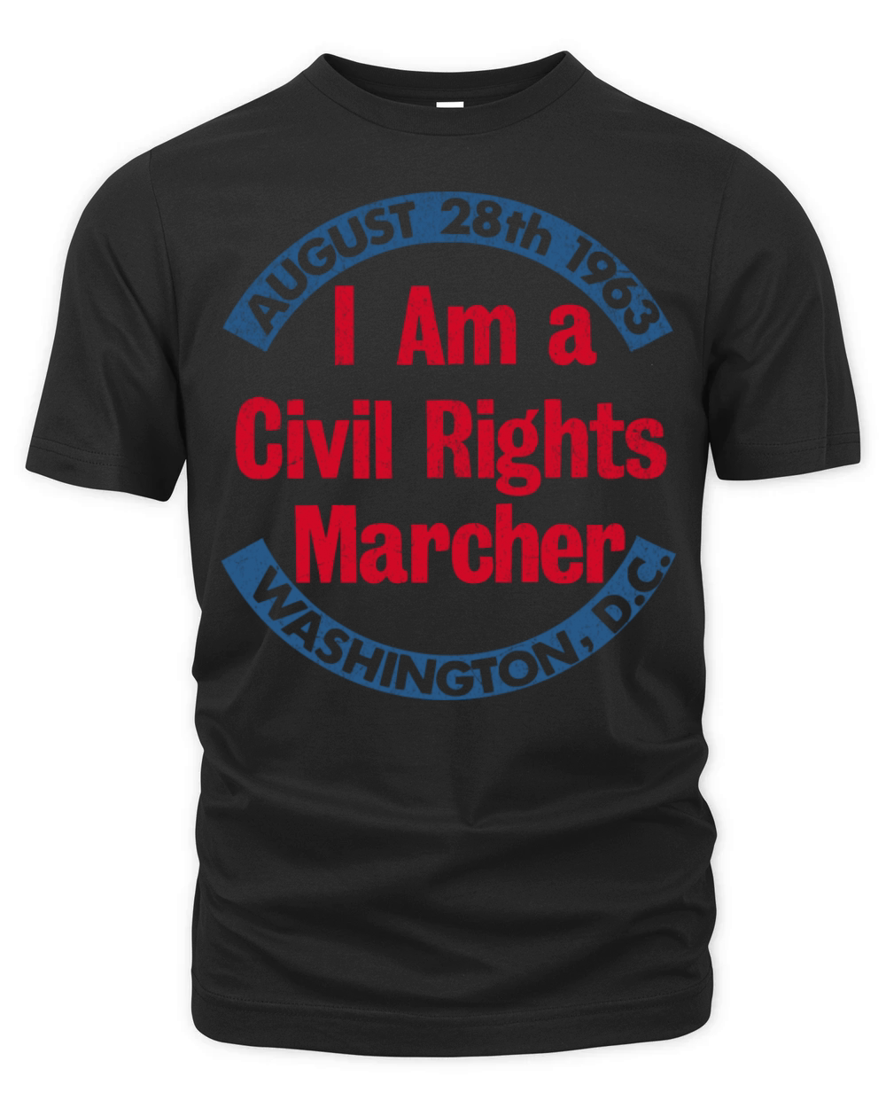 Vintage Civil Rights Marcher August 28 1963 DC Organic Unisex T-shirt