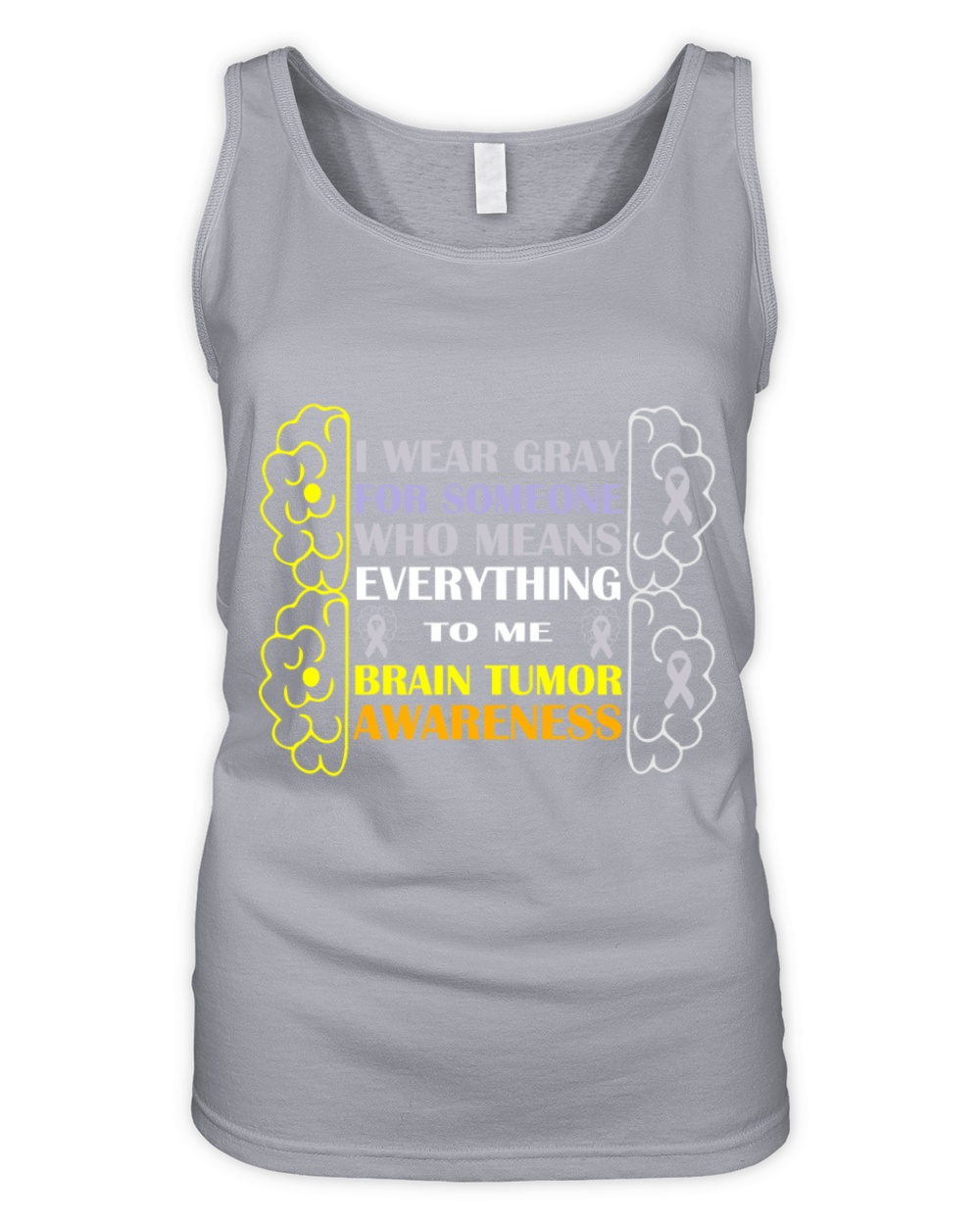 Brain cancer awareness Organic Women's Tank Top