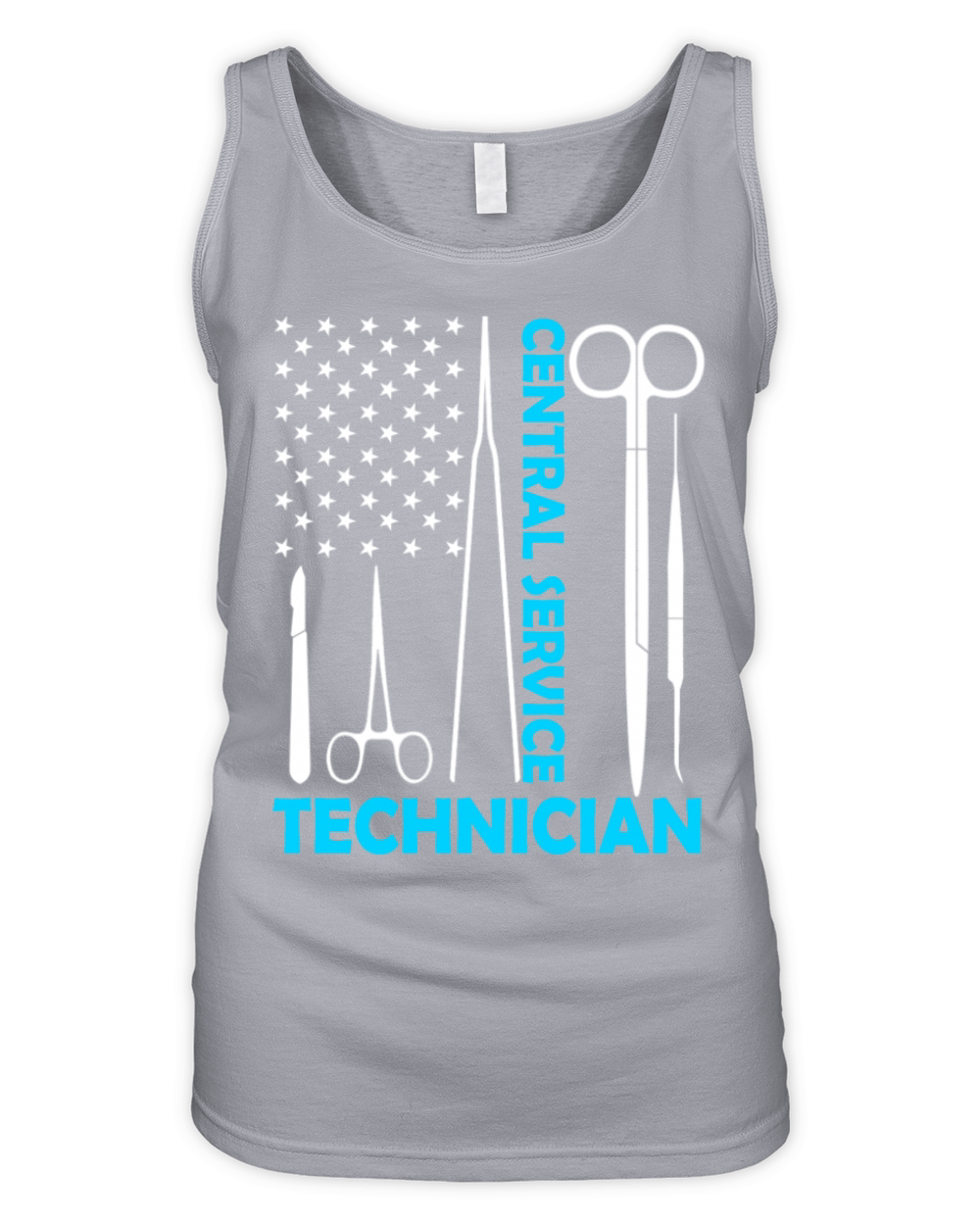 Central Service Technician Organic Women's Tank Top