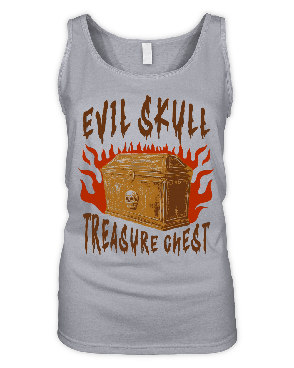 Evil Skull Organic Women's Tank Top
