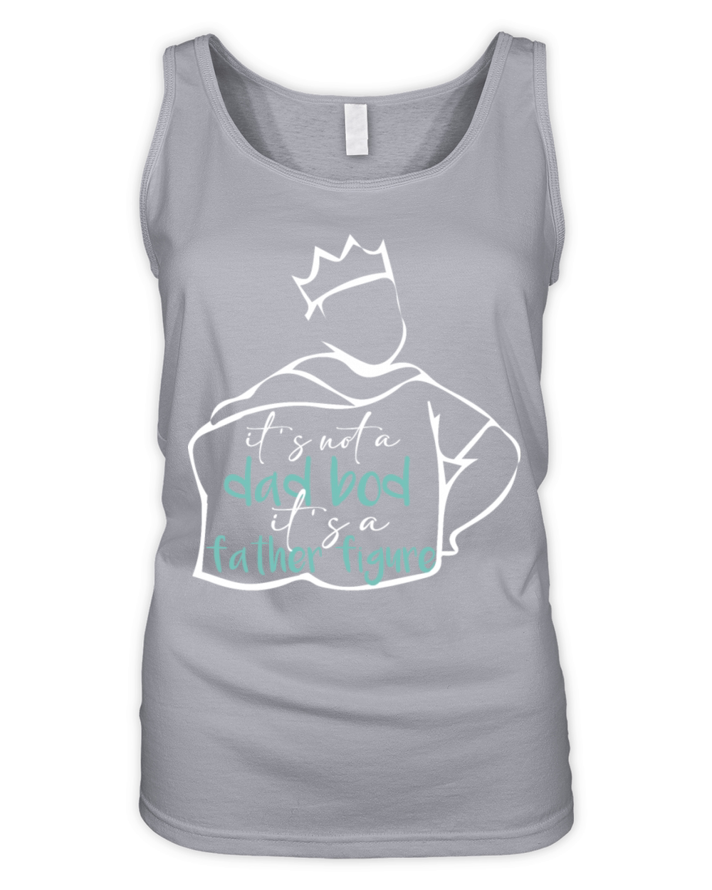 Father Figure Funny Dad Apparel for Father’s Day Organic Women's Tank Top