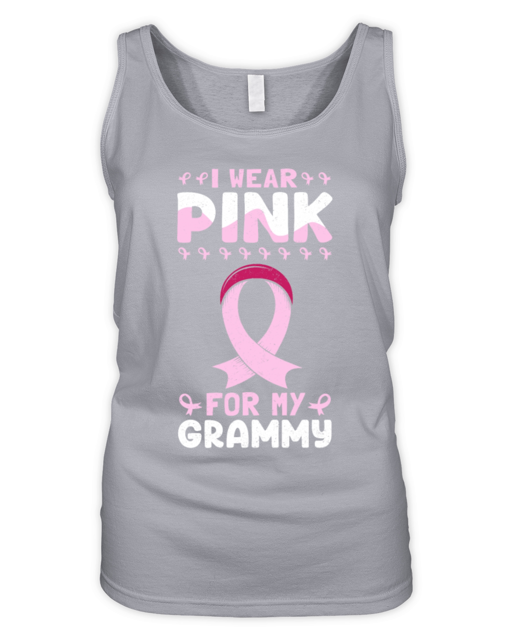 I Wear Pink For My Grammy Breast Cancer Organic Women's Tank Top
