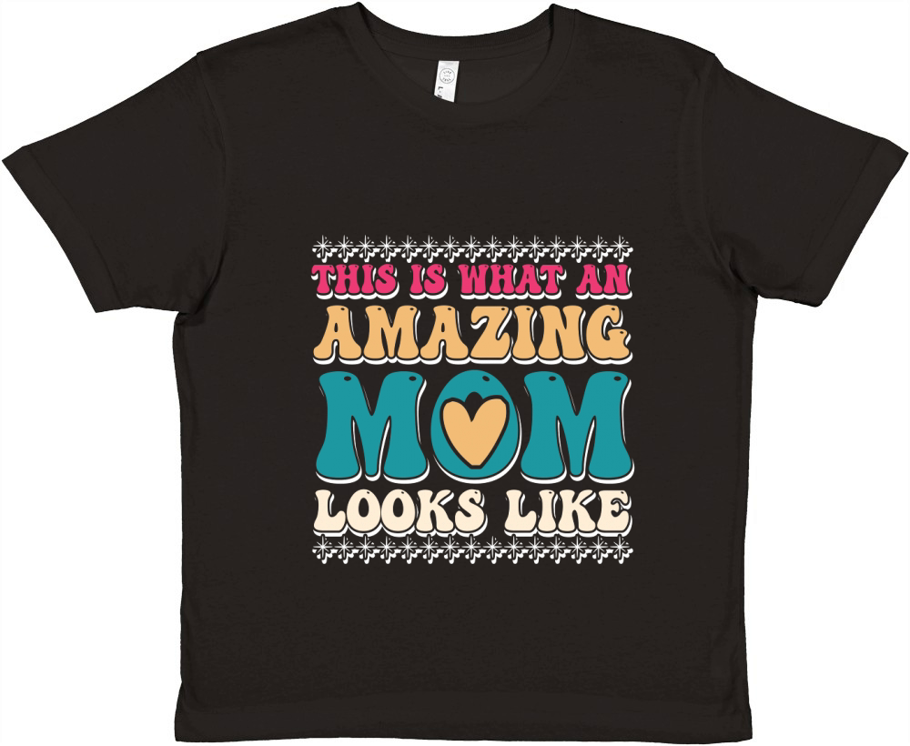 This Is What An Amazing Mom Looks Like 03 Premium Kids Crewneck T-shirt