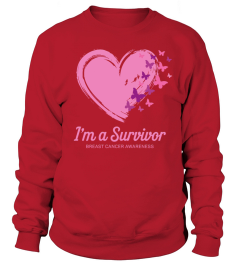 Peace Love Cure Pink Ribbon Family Breast Cancer Sweatshirt Unisex