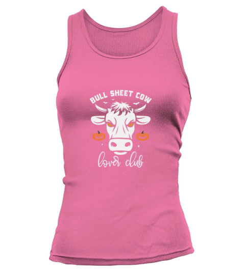 Bull sheet cow lover club Tank top Woman