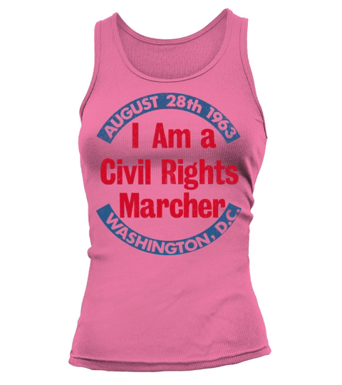 Vintage Civil Rights Marcher August 28 1963 DC Tank top Woman