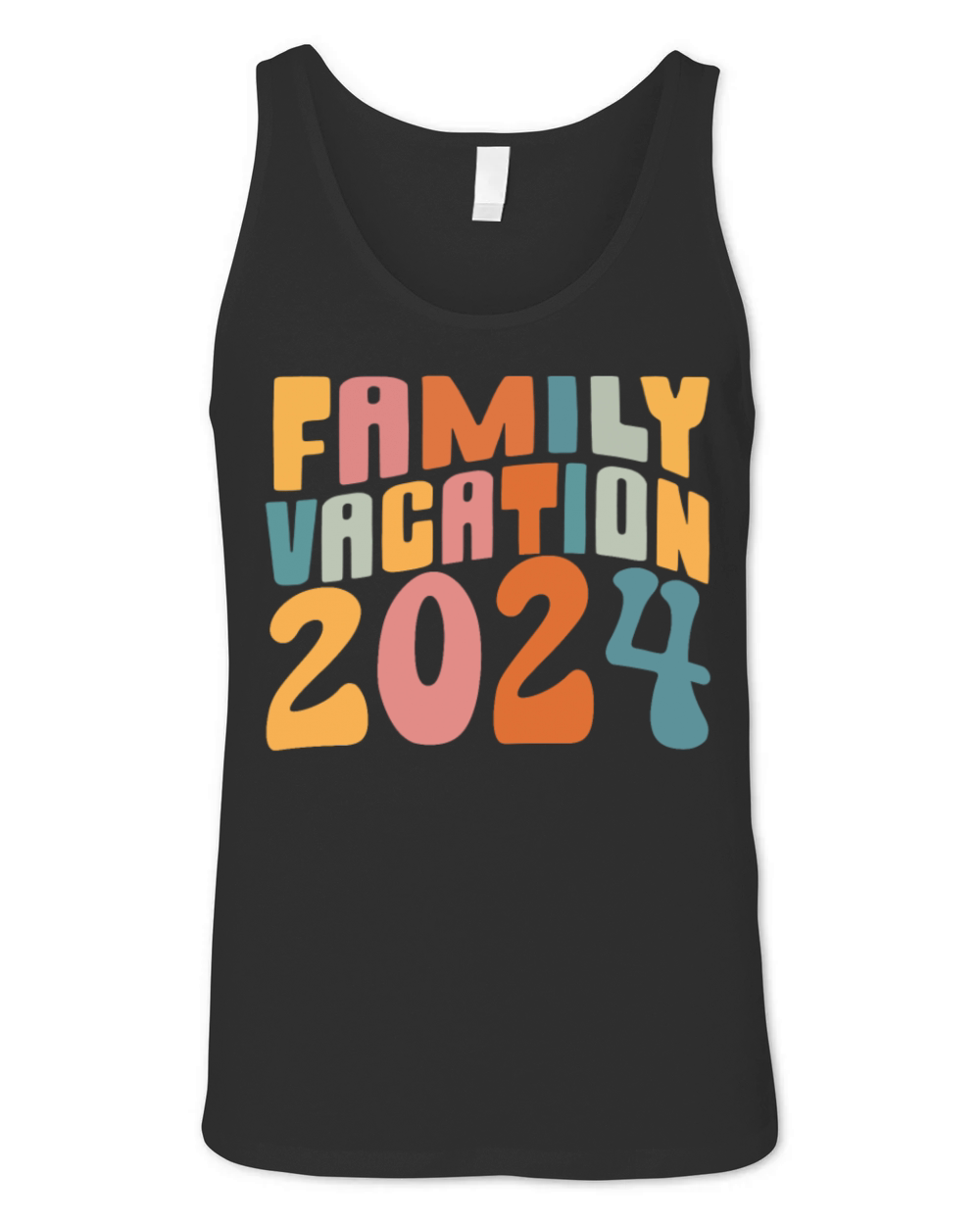 Family Vacation 2024 Unisex Jersey Tank