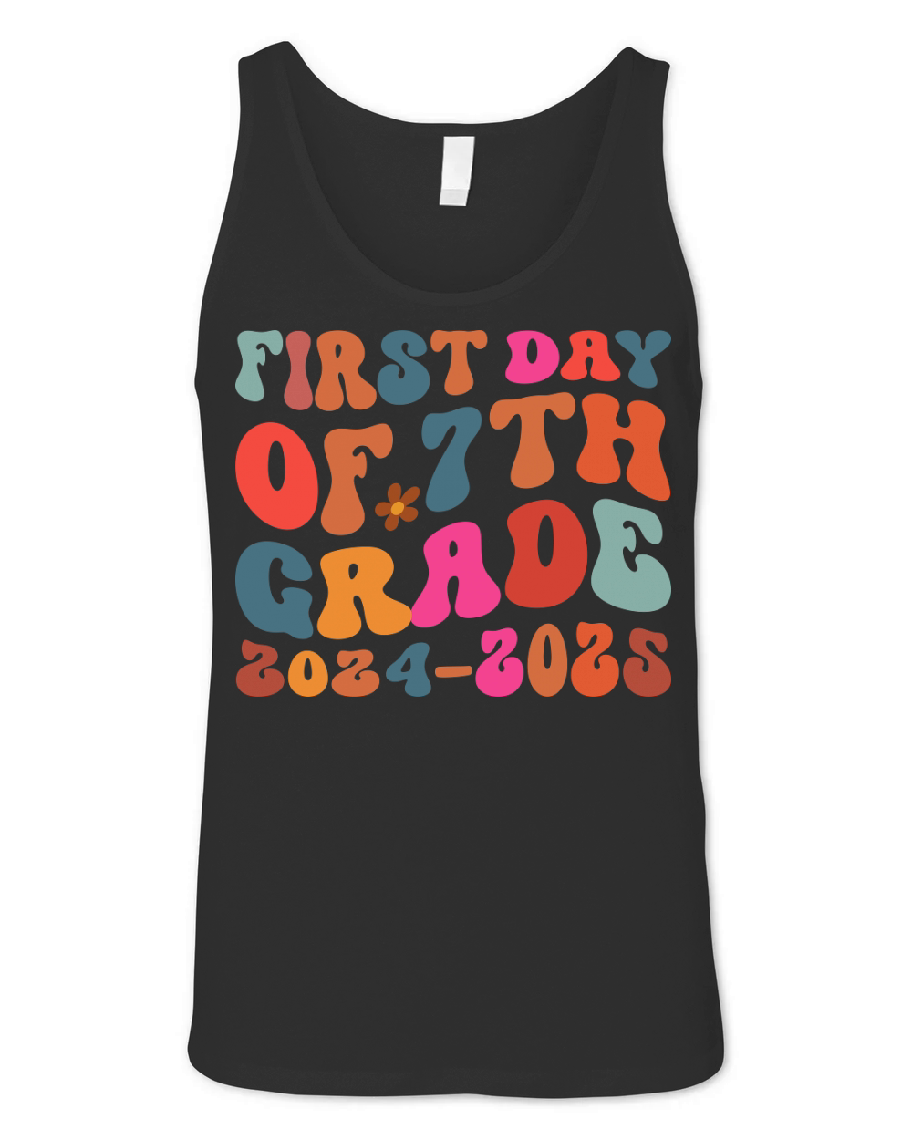 First day of 7th grade 2024 2025 Unisex Jersey Tank