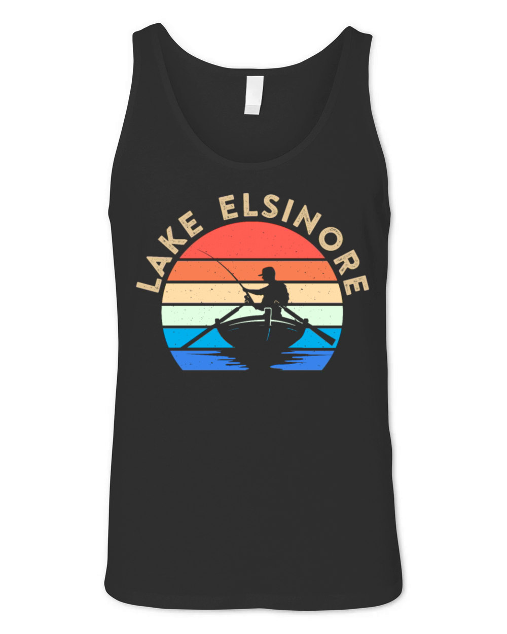 LAKE ELSINORE CALIFORNIA USA Golden State Lakes Unisex Jersey Tank