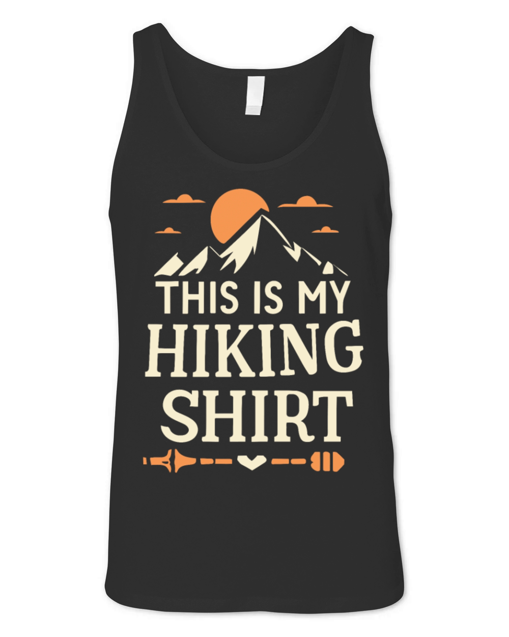 This Is My Hiking Shirt Wanderlust Retro Unisex Jersey Tank