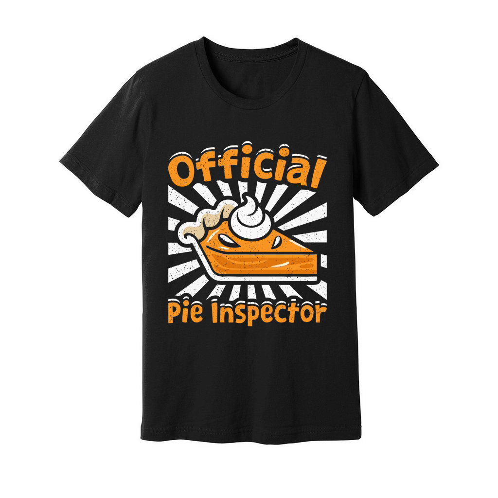 Official Pie Inspector Unisex Jersey Tee