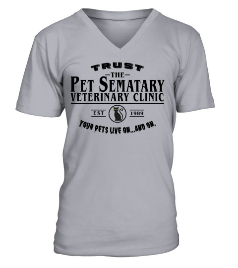 Trust The Pet Sematary Veterinary Clinic - Vintage V-Neck T-shirt