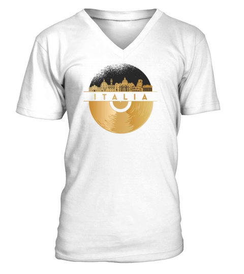 Vinyl-Record-Player Disco-Music V-Neck T-shirt