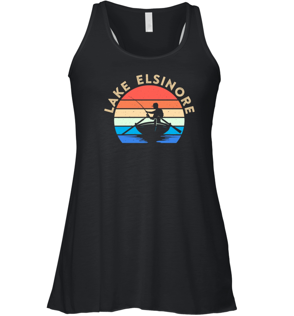 LAKE ELSINORE CALIFORNIA USA Golden State Lakes Women's Flowy Tank Top