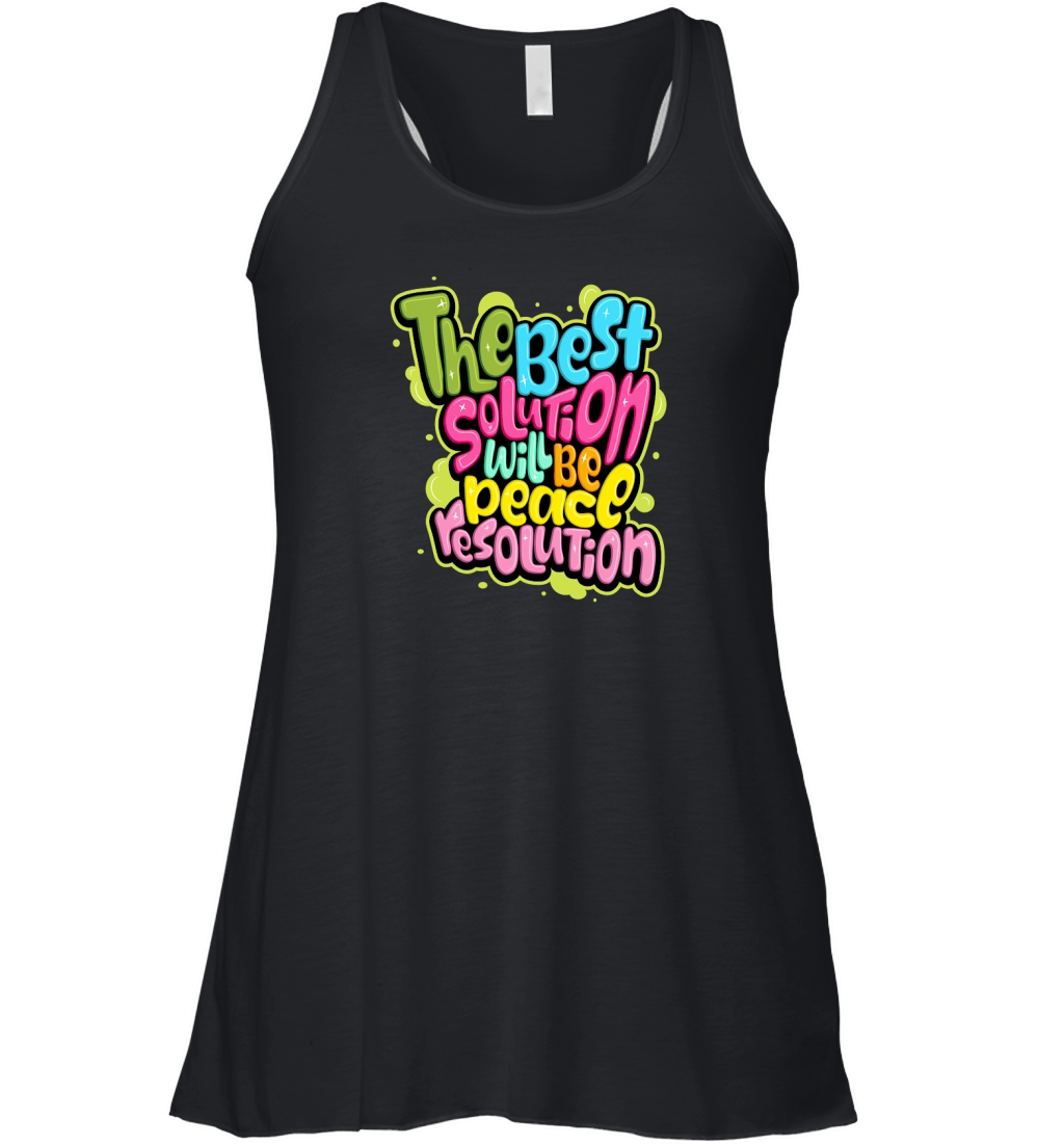 The best solutioh will be peacl resolution Women's Flowy Tank Top