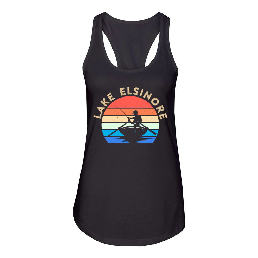 LAKE ELSINORE CALIFORNIA USA Golden State Lakes Women's Racerback Tank