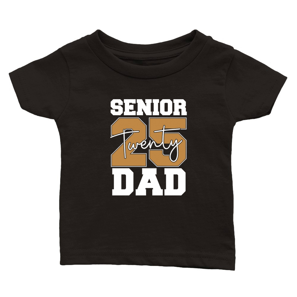 Senior twenty 2025 Dad Classic Baby Crewneck T-shirt