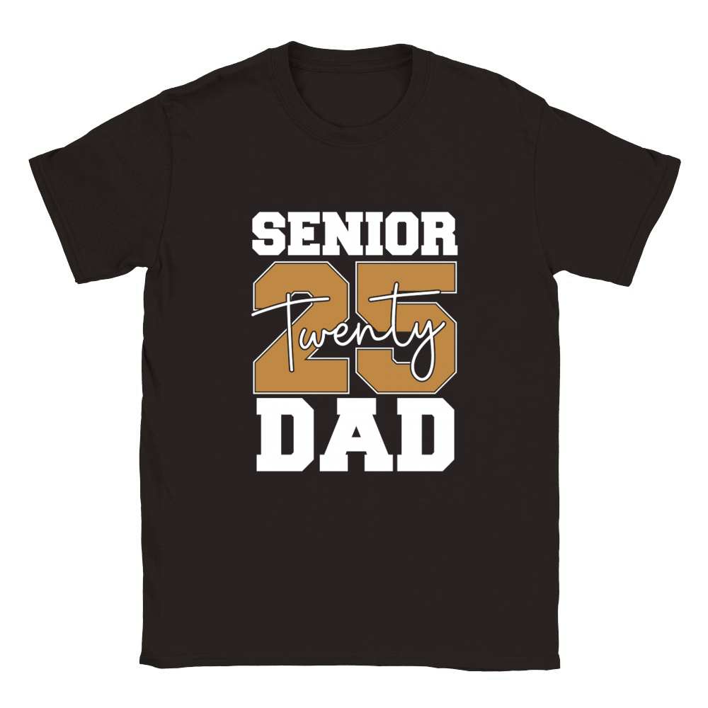 Senior twenty 2025 Dad Classic Kids Crewneck T-shirt