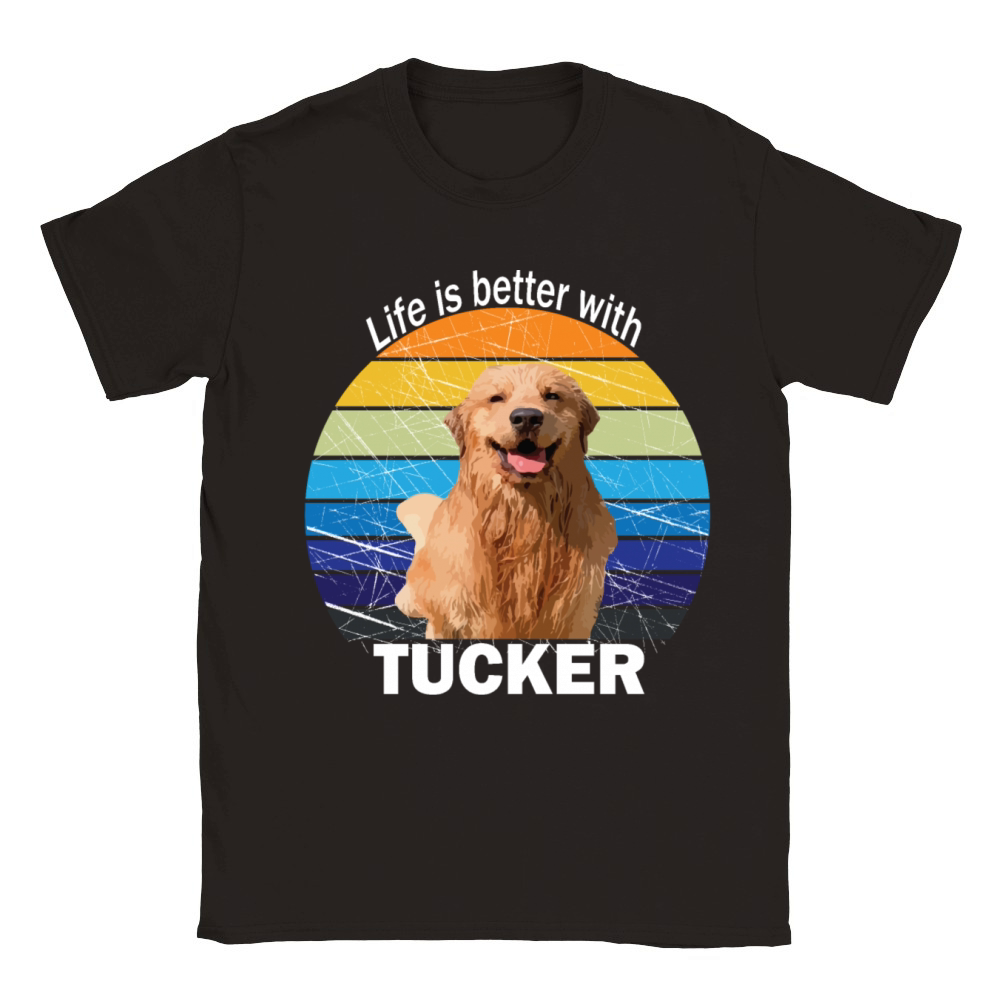 tucker dogs vintage Classic Kids Crewneck T-shirt