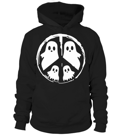 Halloween Peace Single Color Hoodie Unisex