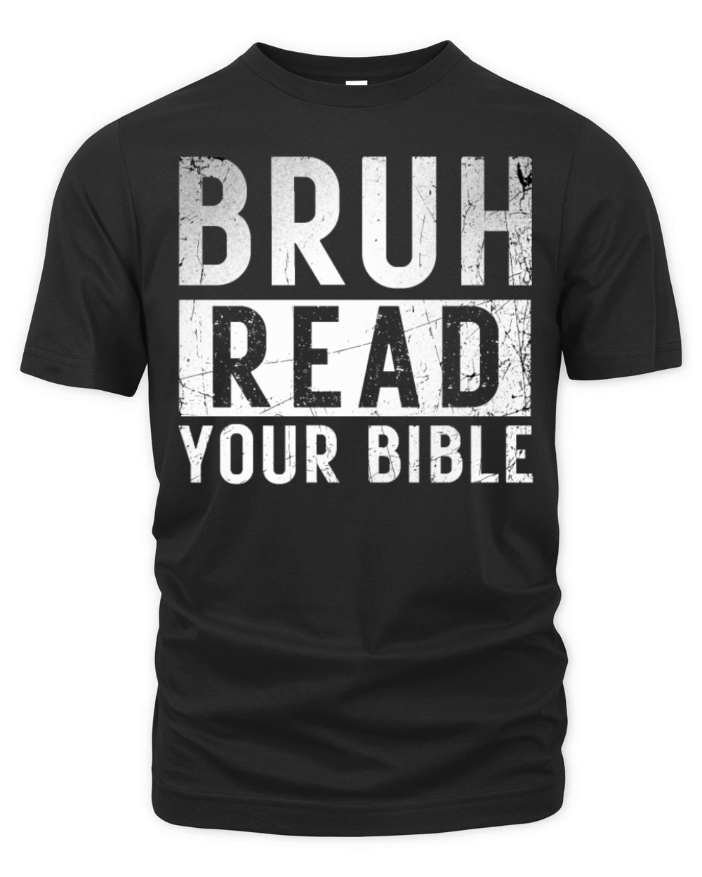 Bruh Read Your Bible God Vintage Modern Christian Organic Unisex T-shirt