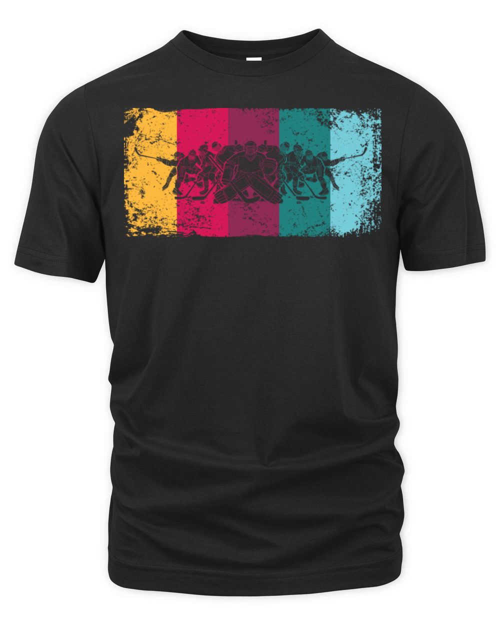 Ice Hockey Player Vintage Ice Hockey Organic Unisex T-shirt