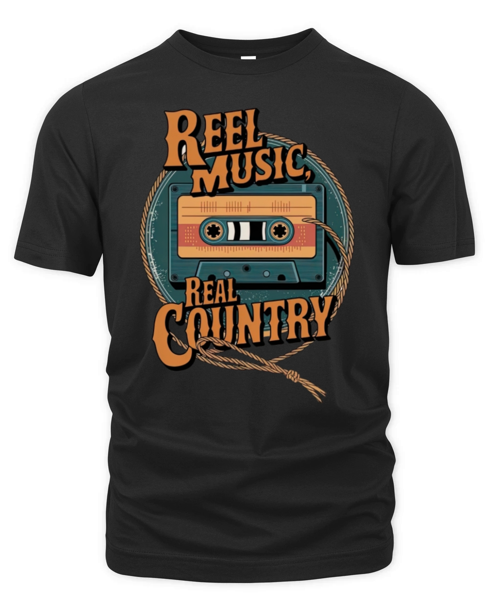 Vintage Cassette - Country Music Lover Gift Organic Unisex T-shirt