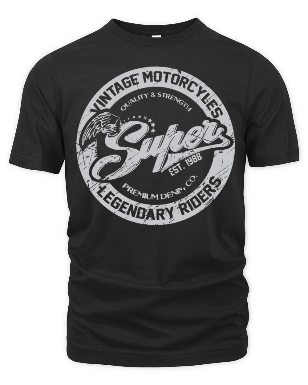 Vintage Motorcycle Heroes Organic Unisex T-shirt