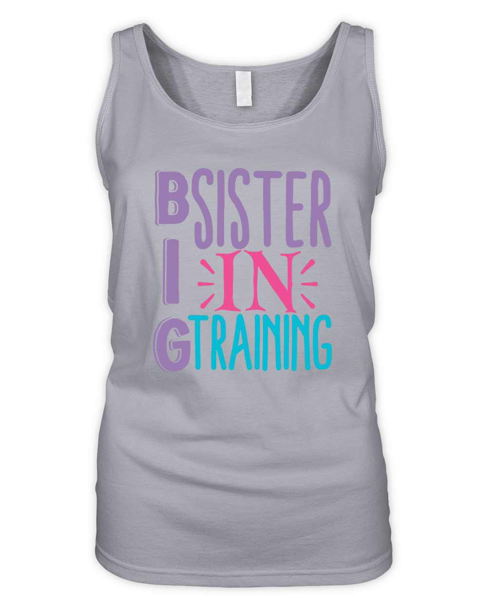 Big sister in training Organic Women's Tank Top