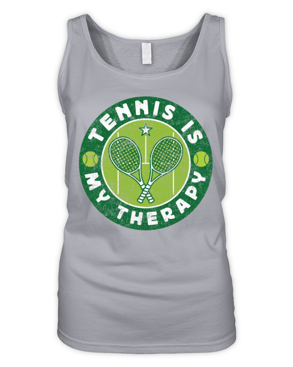 Funny Tennis Player Racket Tennis Organic Women's Tank Top