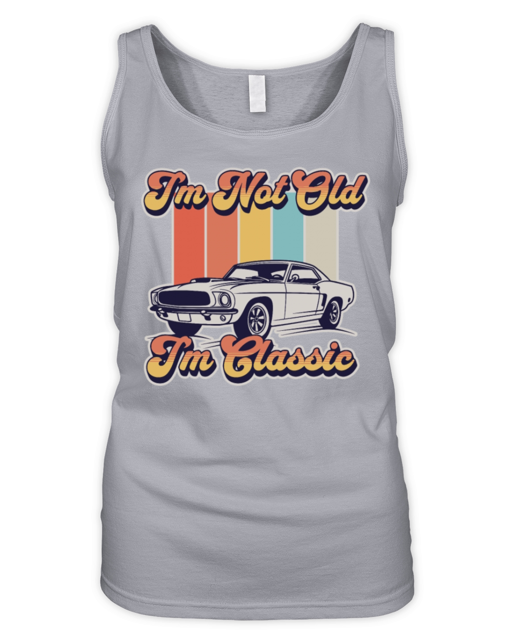 Im Not Old Im Classic Vintage Retro Car Lover Organic Women's Tank Top