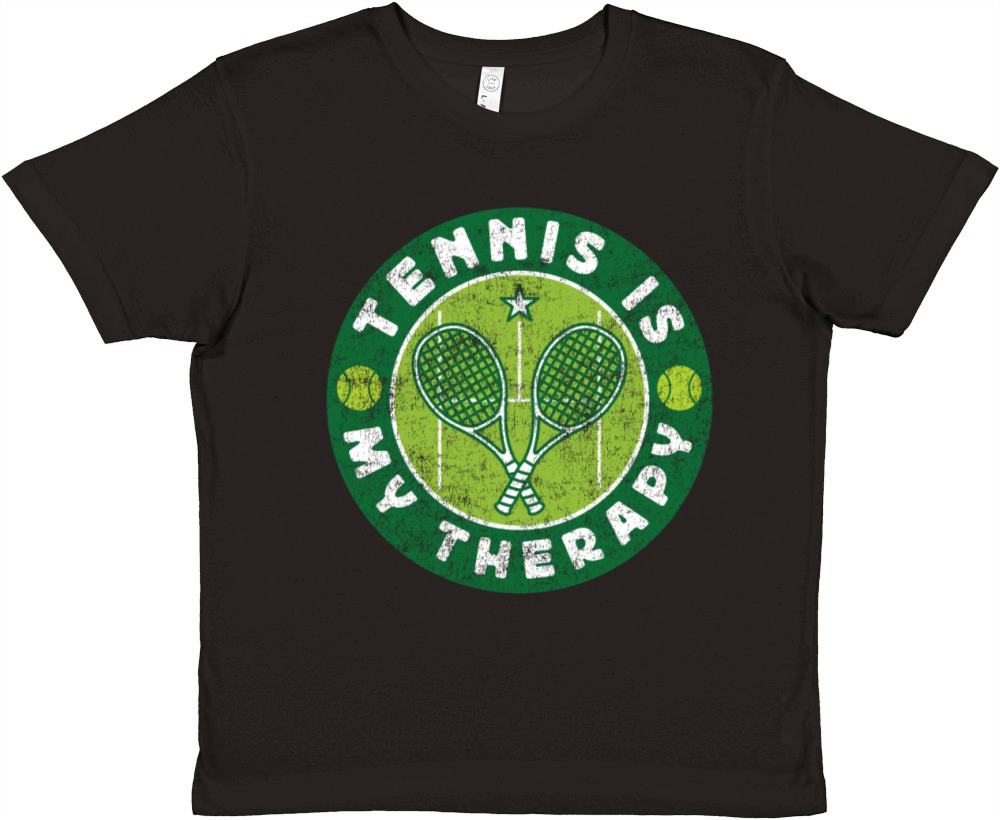 Funny Tennis Player Racket Tennis Premium Kids Crewneck T-shirt