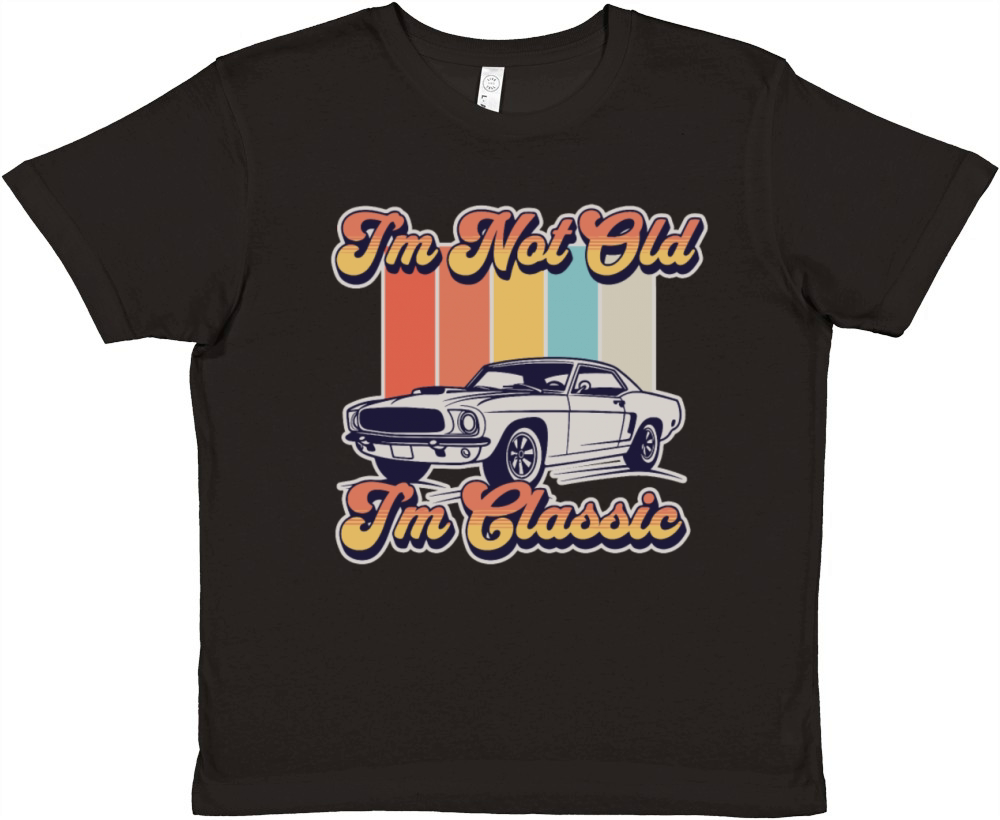 Im Not Old Im Classic Vintage Retro Car Lover Premium Kids Crewneck T-shirt