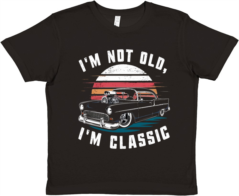 Im Not Old Im Classic Vintage Retro Car Lover Premium Kids Crewneck T-shirt