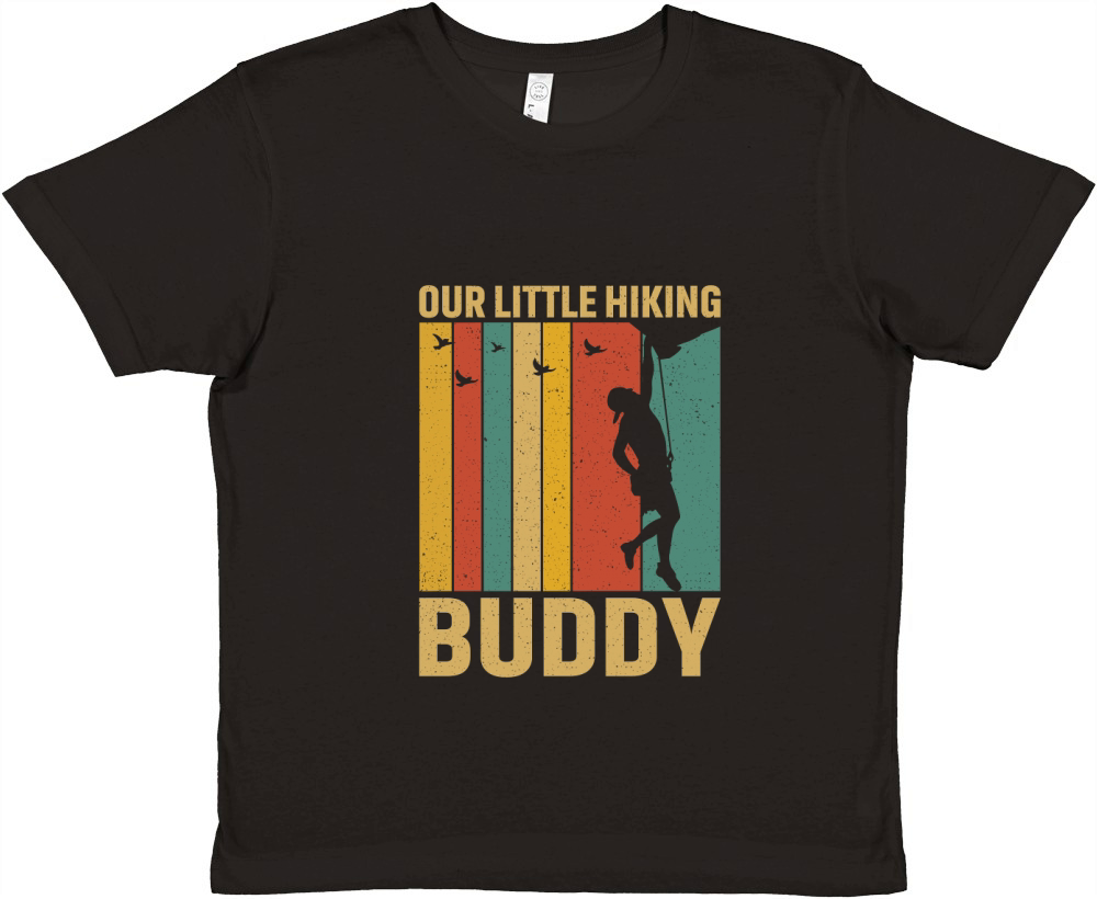 OUR LITTLE HIKING BUDDY Premium Kids Crewneck T-shirt