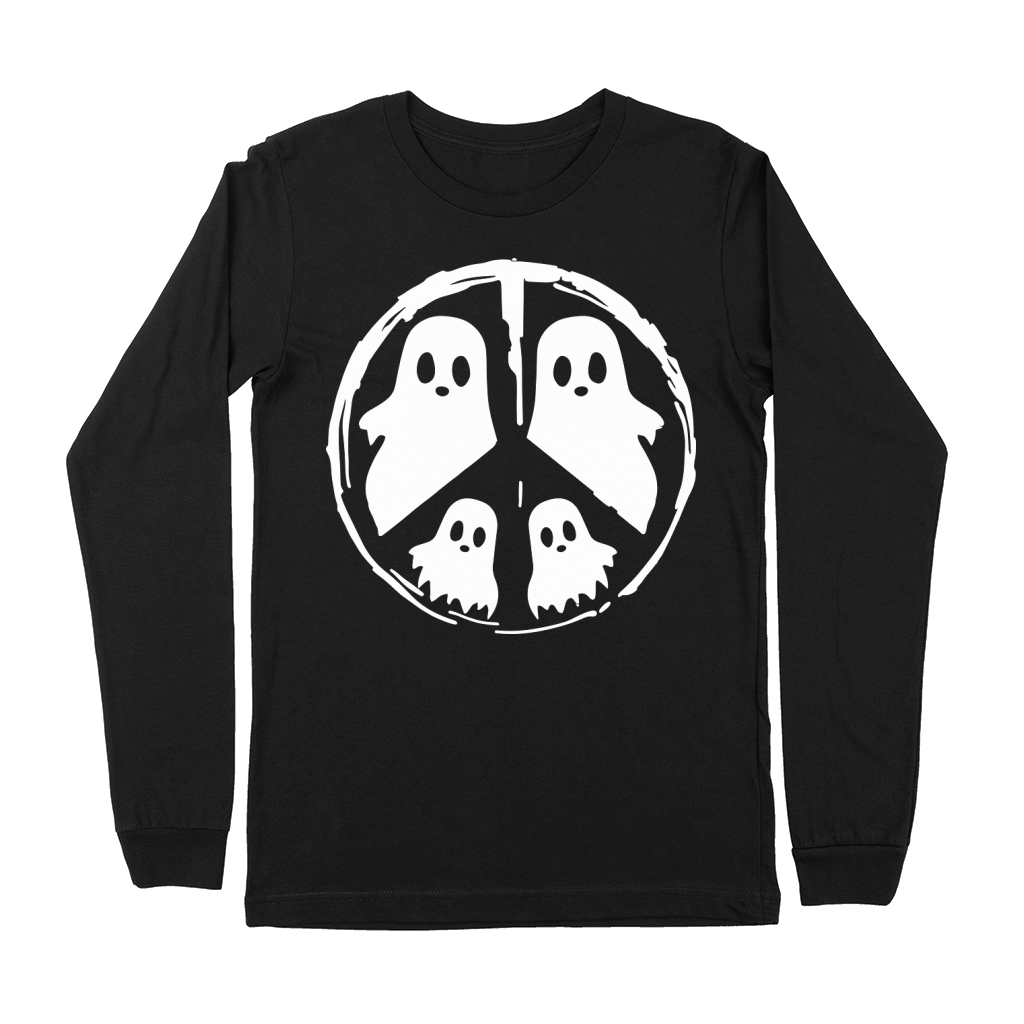 Halloween Peace Single Color Premium Long Sleeve