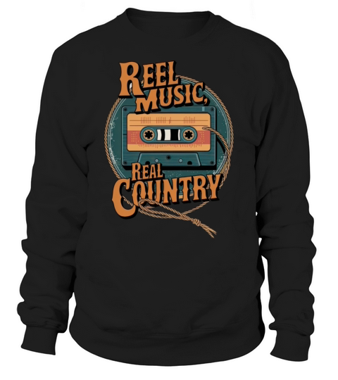 Vintage Cassette - Country Music Lover Gift Sweatshirt Unisex