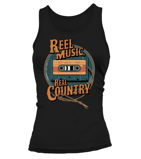 Vintage Cassette - Country Music Lover Gift Tank top Woman
