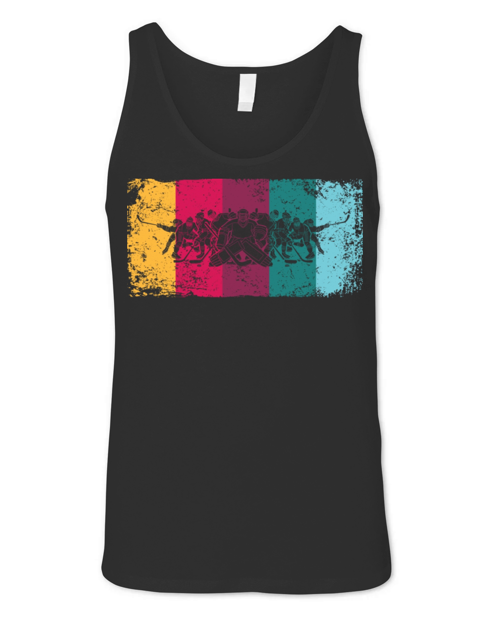 Ice Hockey Player Vintage Ice Hockey Unisex Jersey Tank