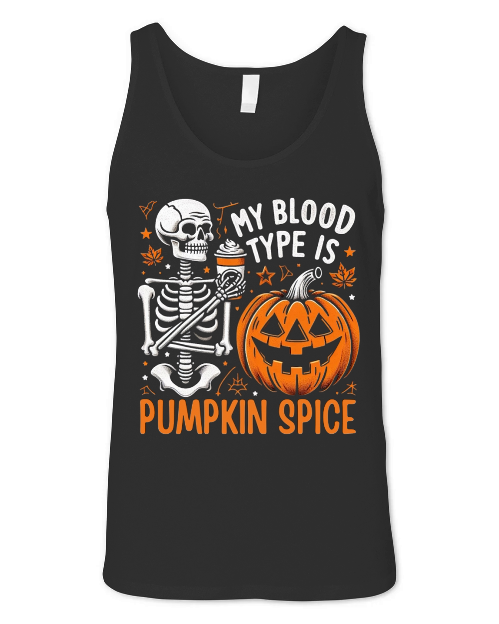 My Blood Type is Pumpkin Spice Unisex Jersey Tank