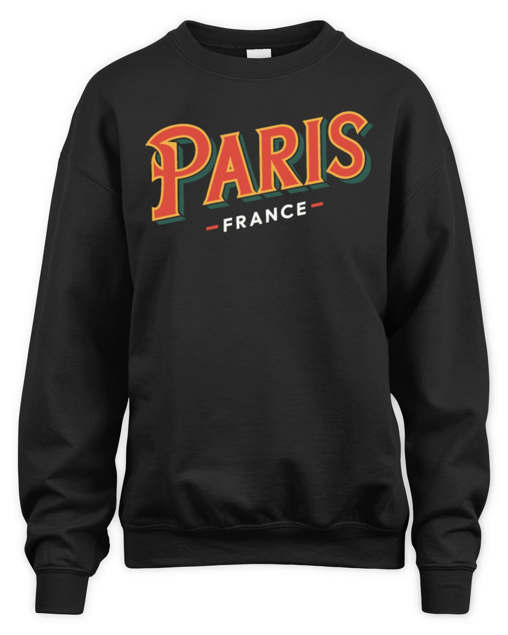 Paris France Souvenir Retro Charm Unisex Premium Crewneck Sweatshirt