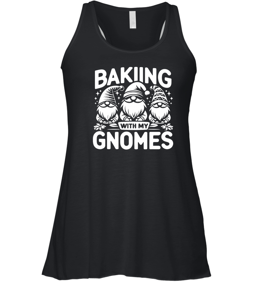 Baking With My Gnomes 1 Women's Flowy Tank Top