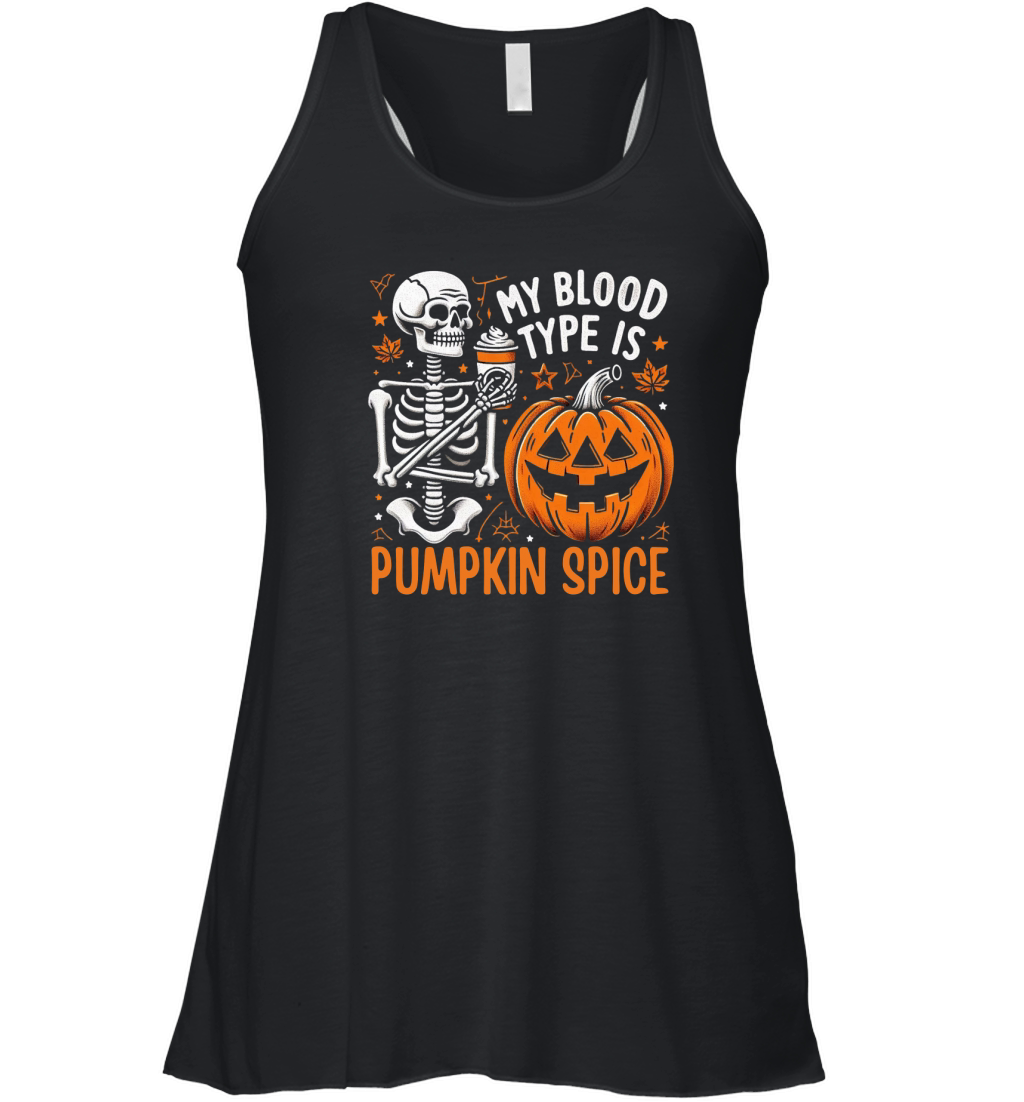 My Blood Type is Pumpkin Spice Women's Flowy Tank Top