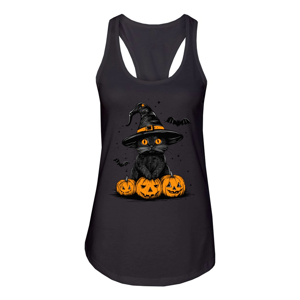 Retro Halloween Women's Racerback Tank