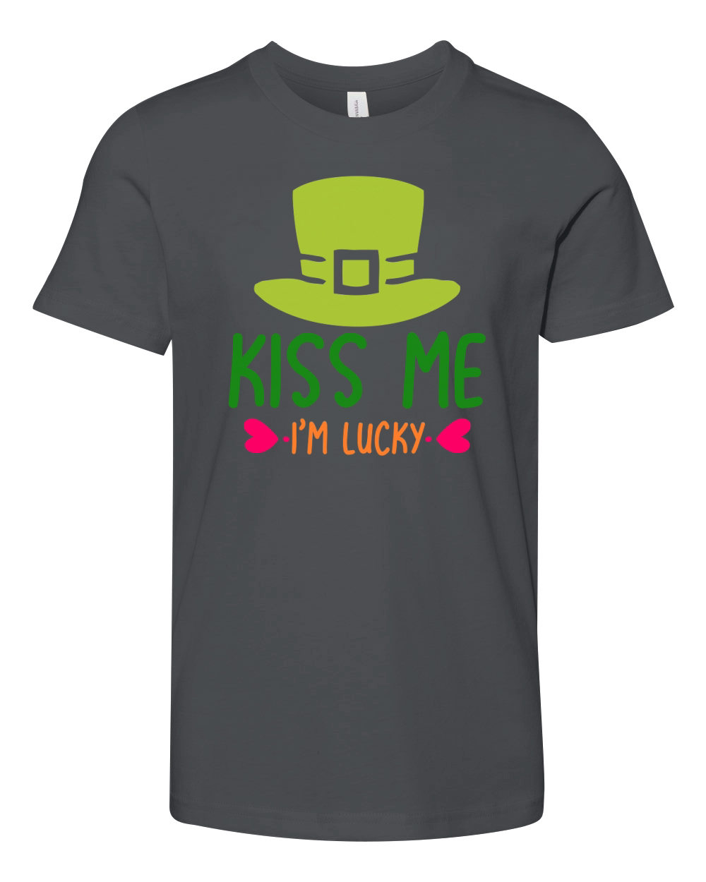 Kiss me im lucky Youth Unisex Jersey Tee