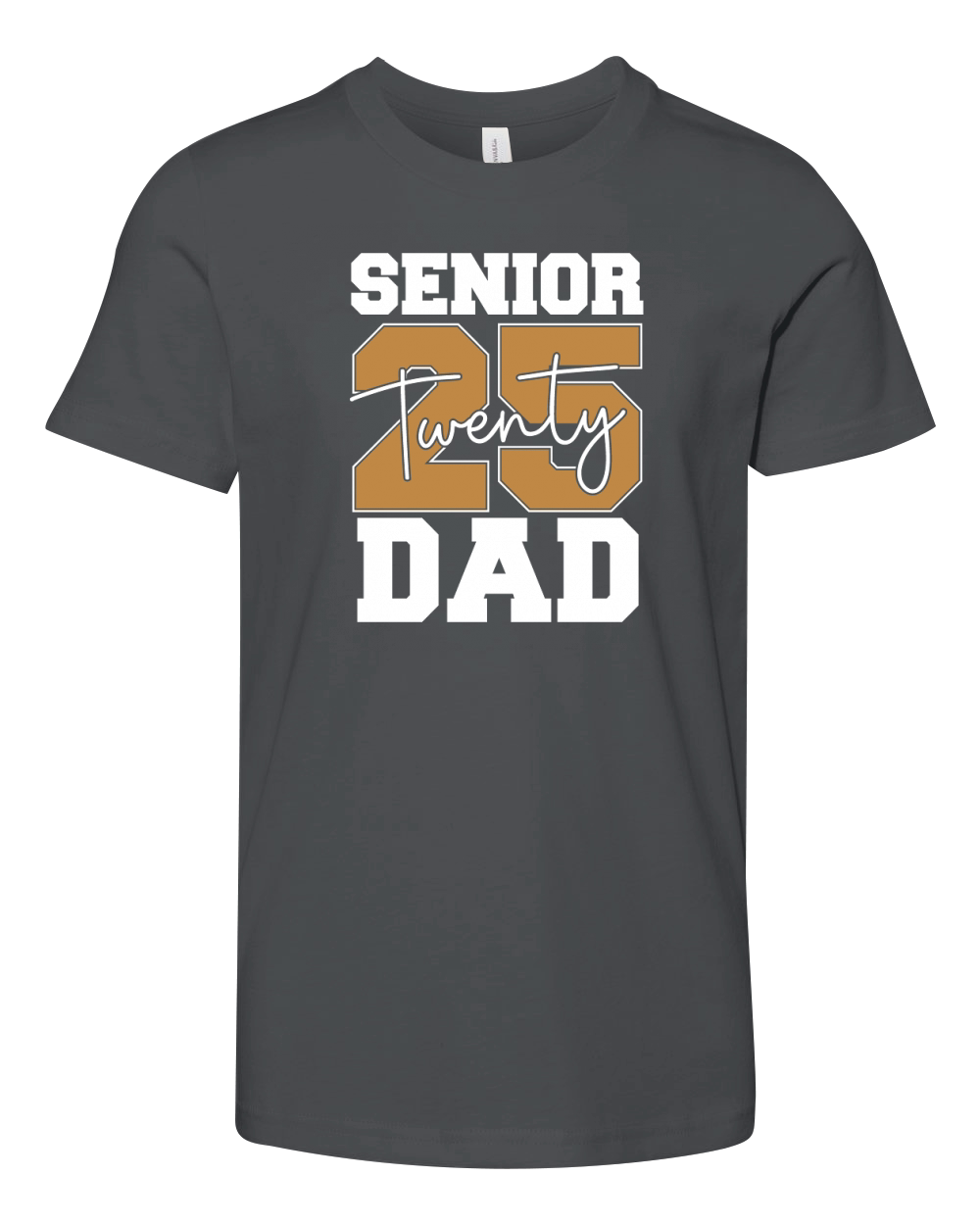 Senior twenty 2025 Dad Youth Unisex Jersey Tee