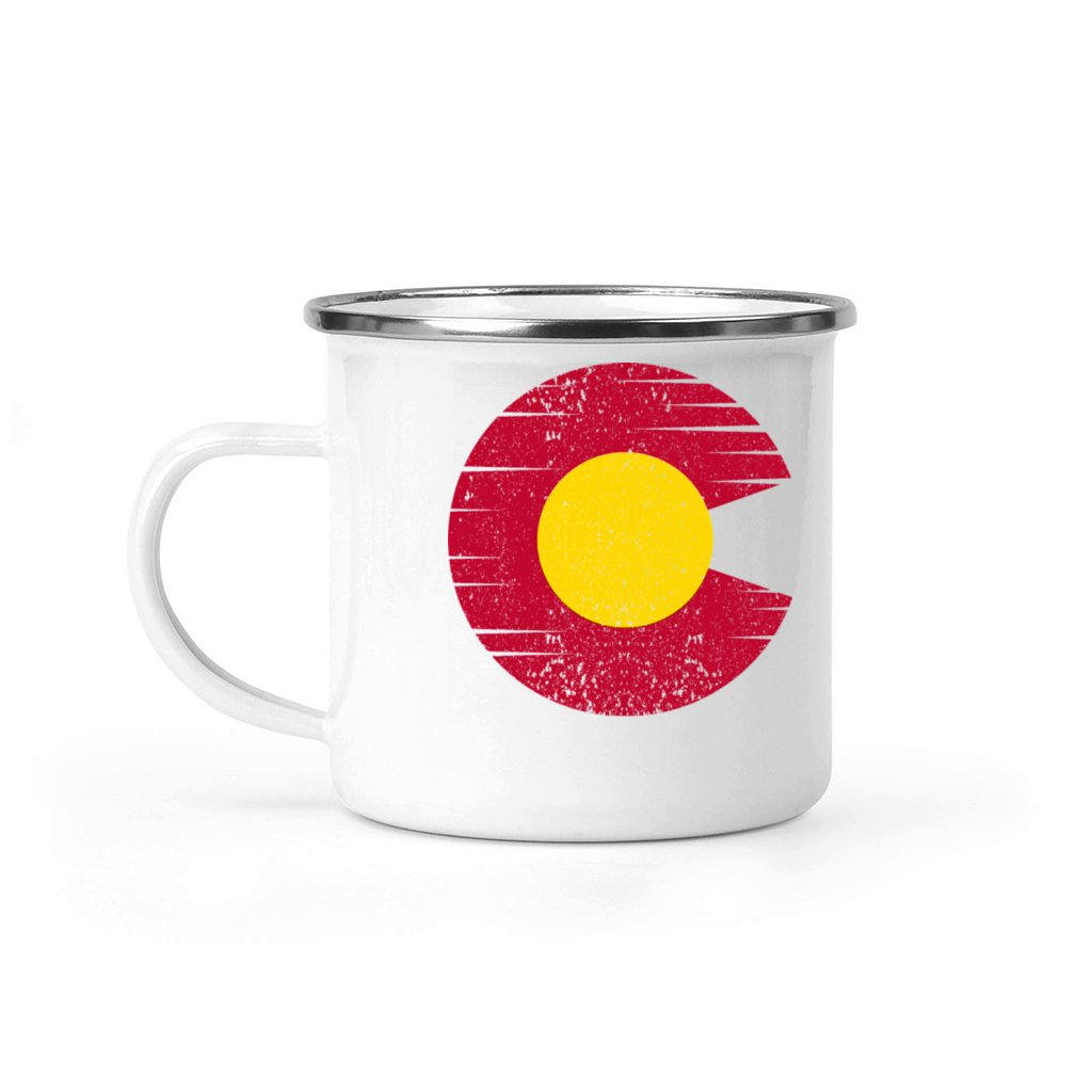 Colorado flag Camping Mug
