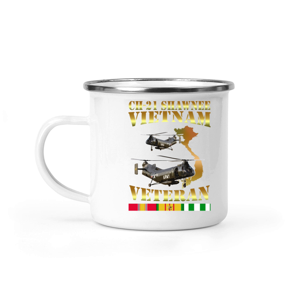 H 21 helicopter Camping Mug