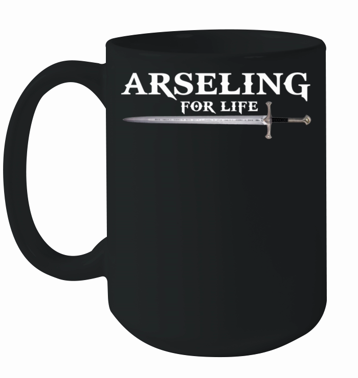 Arseling For Life Vintage Sword Kingdom Life Ceramic Mug