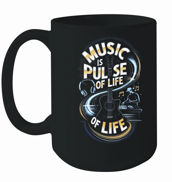 Music is the pulse of life Ceramic Mug